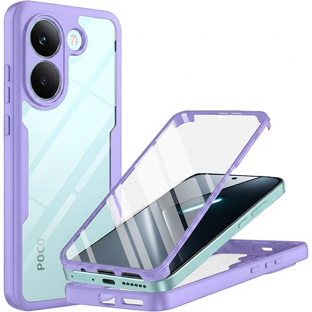 Cover til Xiaomi Poco X8 Pro, Techsuit, ColorVerse 360, Lilla