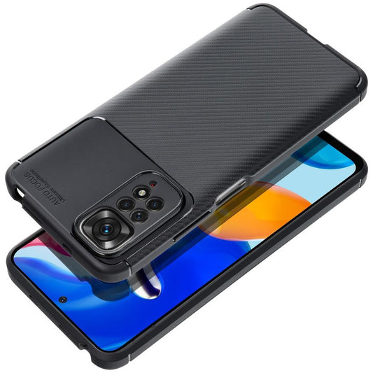 Cover til Xiaomi Poco C65 / Redmi 13C, OEM, Carbon Premium, Sort
