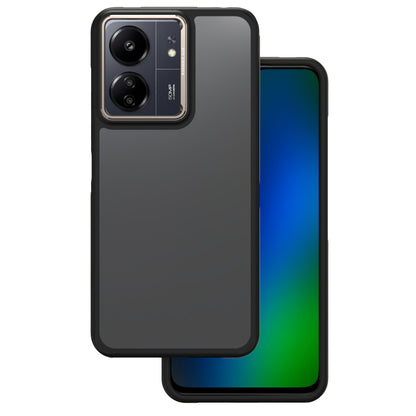 Cover til Xiaomi Poco M6 / Redmi 13C 5G, OEM, Crystal Black, Grå