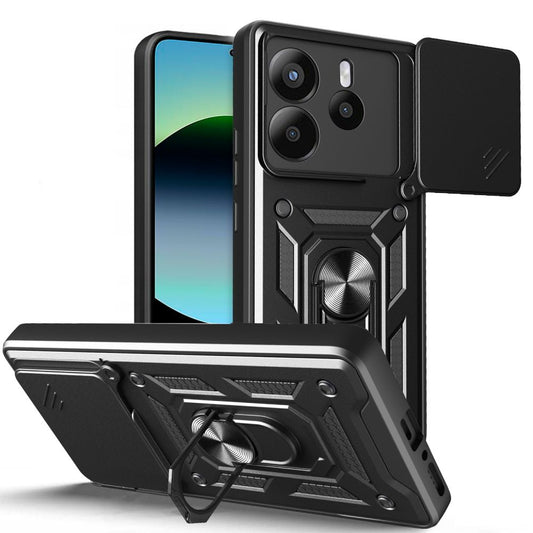 Etui til Xiaomi Redmi Note 14 5G, Tech-Protect, CamShield Pro, Sort