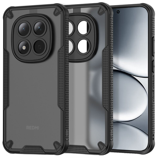 Case for Xiaomi Redmi Note 15 Pro 5G, Tech-Protect, Rugged Shield, Black