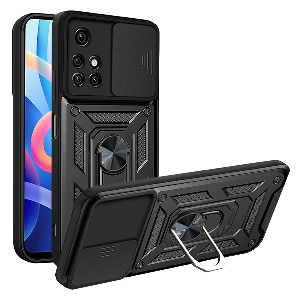 Cover til Xiaomi Redmi 10 2022 / 10 (2021), Techsuit, CamShield, Sort