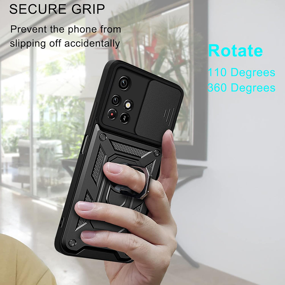 Cover til Xiaomi Redmi 10 2022 / 10 (2021), Techsuit, CamShield, Sort