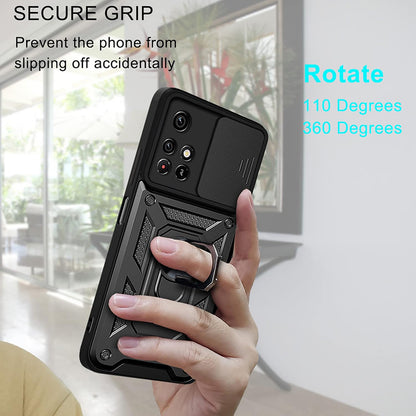 Cover til Xiaomi Redmi 10 2022 / 10 (2021), Techsuit, CamShield, Sort