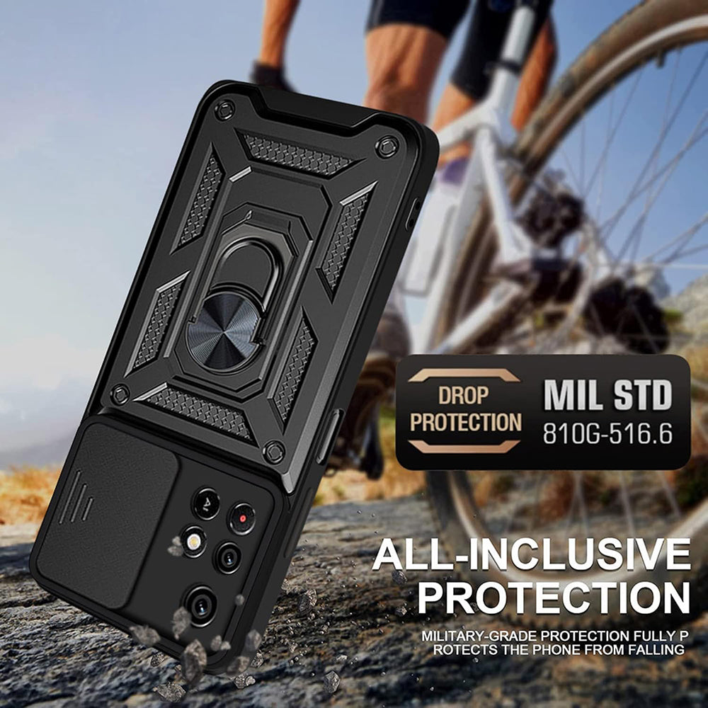 Cover til Xiaomi Redmi 10 2022 / 10 (2021), Techsuit, CamShield, Sort