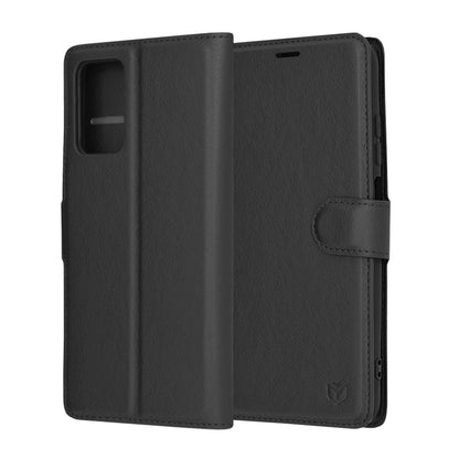 Cover til Xiaomi Redmi 10 2022 / 10 (2021), Techsuit, Leather Folio, Sort