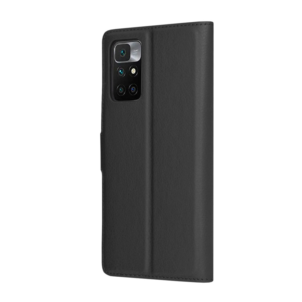 Cover til Xiaomi Redmi 10 2022 / 10 (2021), Techsuit, Leather Folio, Sort