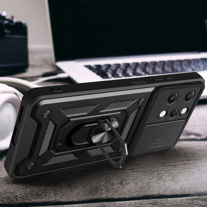 Cover til Xiaomi Redmi 12 5G / 12, Techsuit, CamShield, Sort