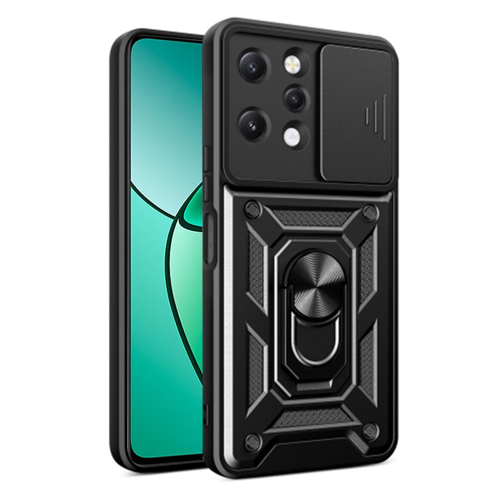 Cover til Xiaomi Redmi 12 5G / 12, Techsuit, CamShield, Sort