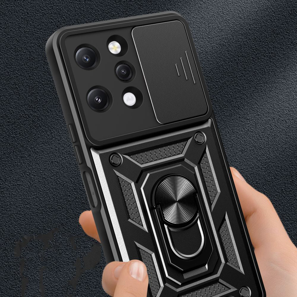 Cover til Xiaomi Redmi 12 5G / 12, Techsuit, CamShield, Sort