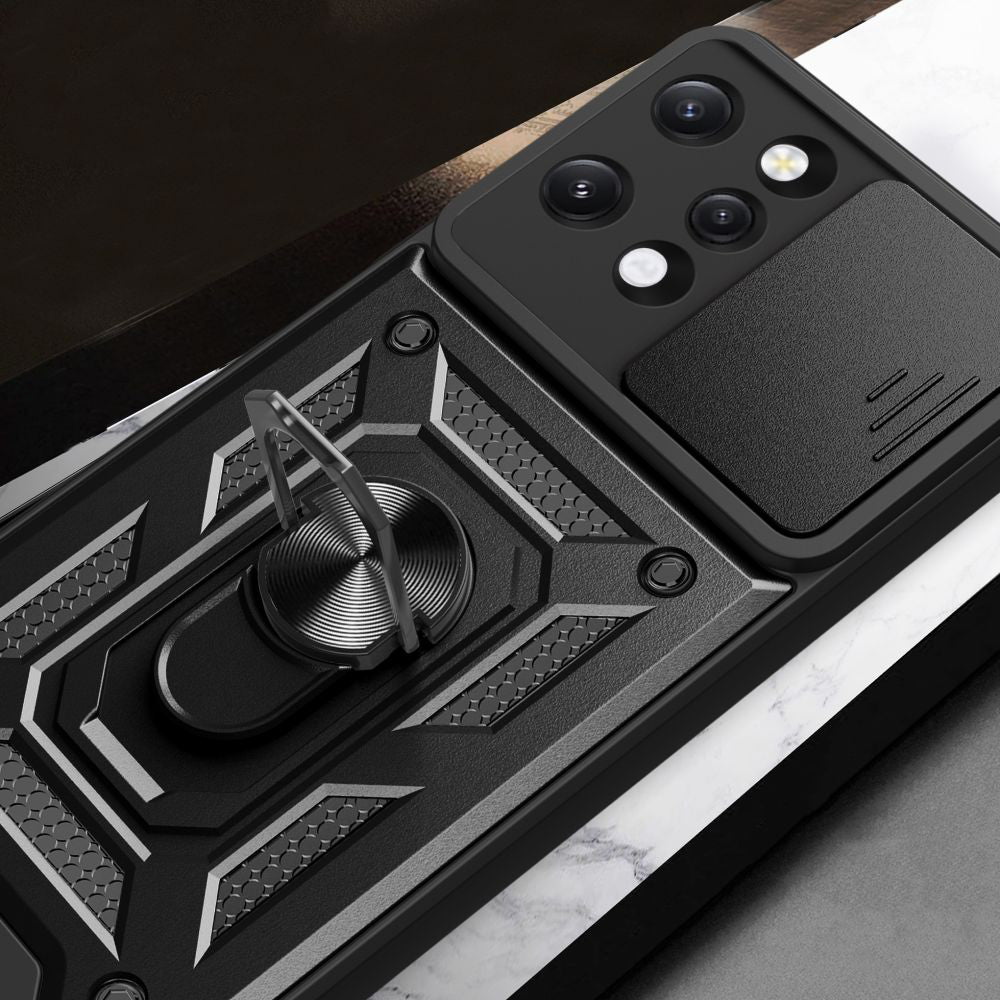 Cover til Xiaomi Redmi 12 5G / 12, Techsuit, CamShield, Sort