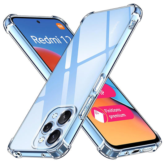 Cover til Xiaomi Redmi 12 5G / 12, Techsuit, Stødabsorberende Klar, Transparent
