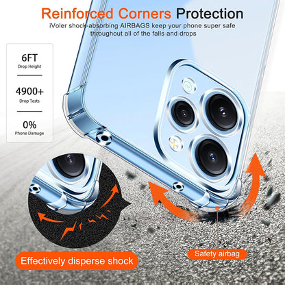 Cover til Xiaomi Redmi 12 5G / 12, Techsuit, Stødabsorberende Klar, Transparent