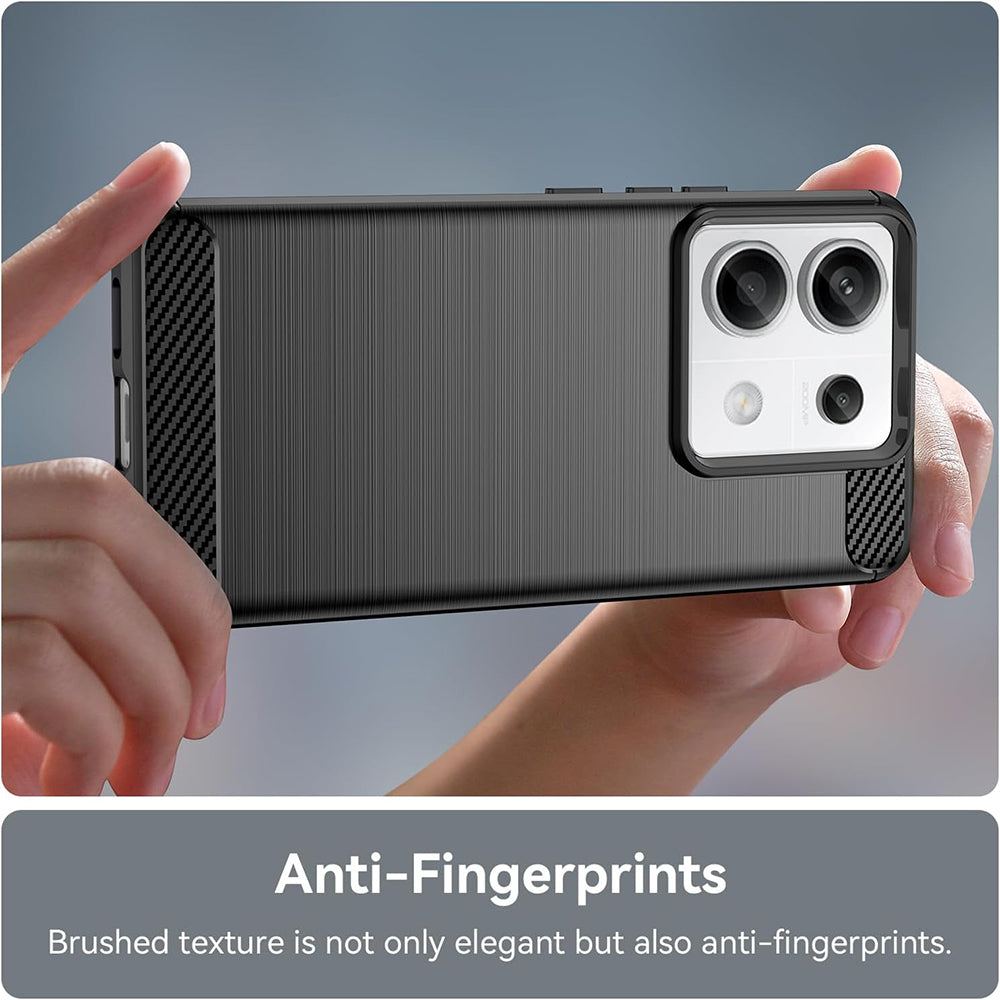 Cover til Xiaomi Redmi 13C 5G / 13C / Poco C65, Techsuit, Carbon, Sort