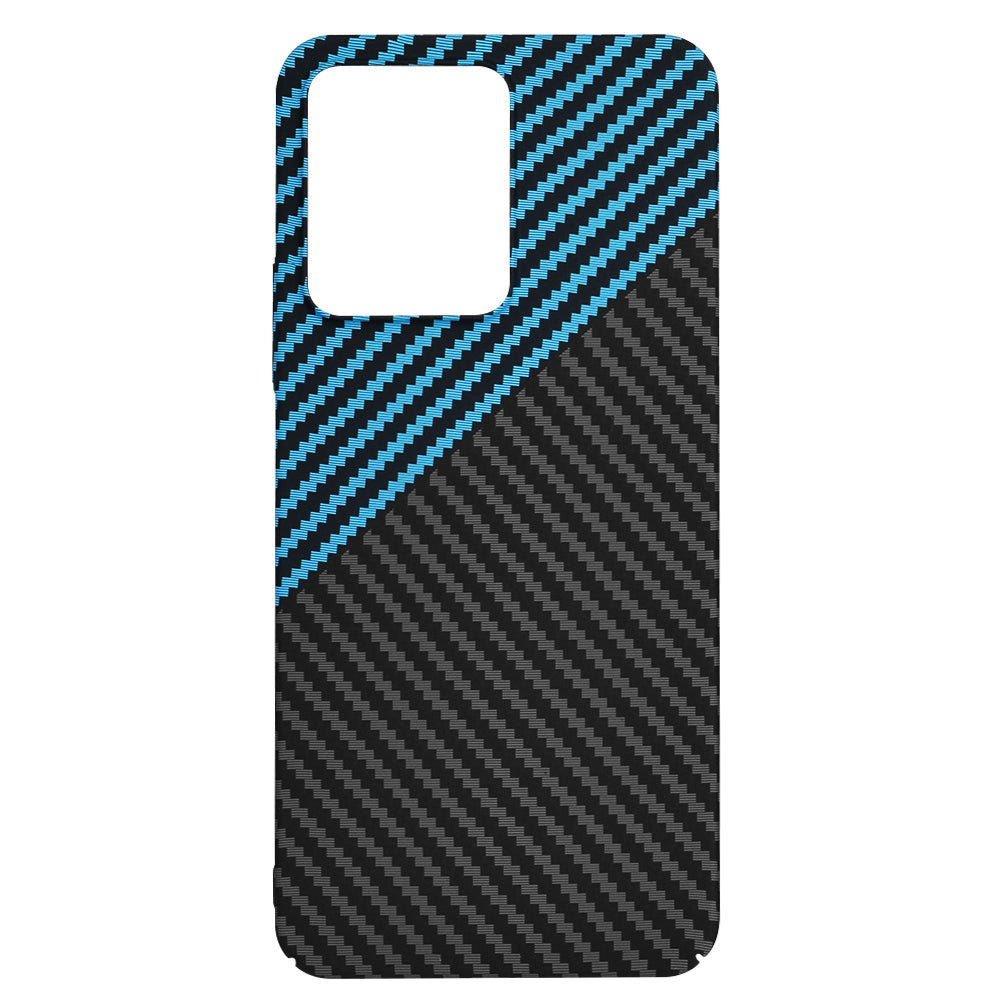 Cover til Xiaomi Redmi 13C 5G / 13C / Poco C65, Techsuit, Carbonite FiberShell, Sort Bleu