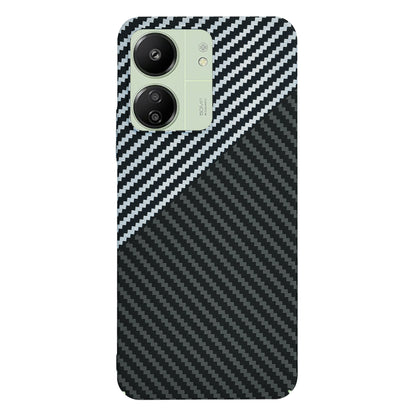 Cover til Xiaomi Redmi 13C 5G / 13C / Poco C65, Techsuit, Carbonite FiberShell, Sort Grå