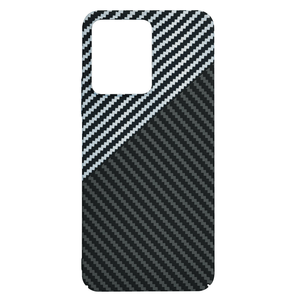 Cover til Xiaomi Redmi 13C 5G / 13C / Poco C65, Techsuit, Carbonite FiberShell, Sort Grå