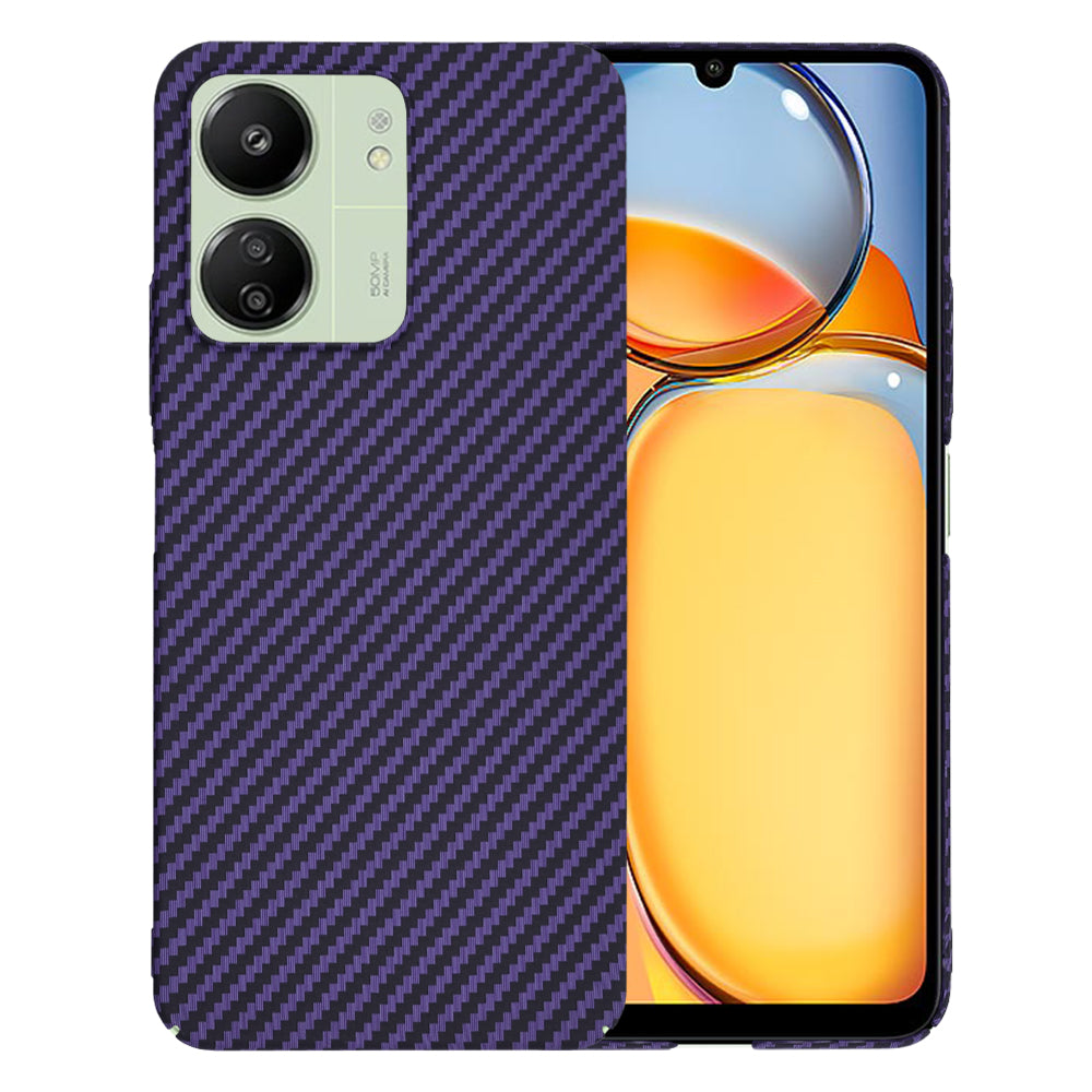 Cover til Xiaomi Redmi 13C 5G / 13C / Poco C65, Techsuit, Carbonite FiberShell, Lilla