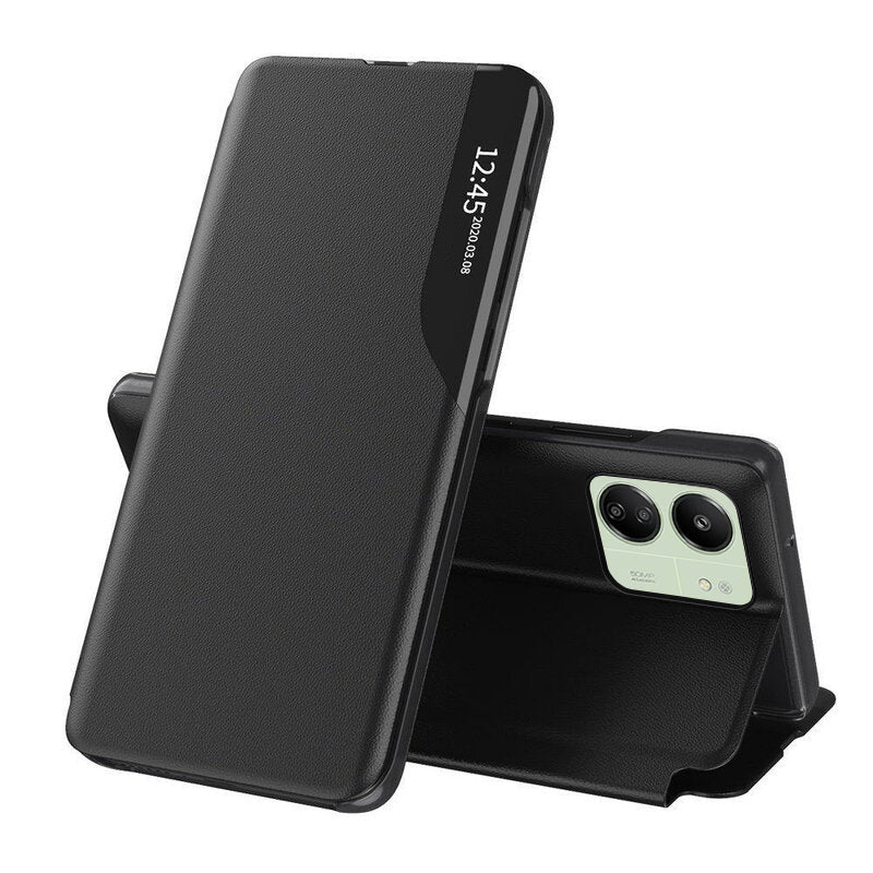 Cover til Xiaomi Redmi 13C 5G / 13C / Poco C65, Techsuit, eFold, Sort