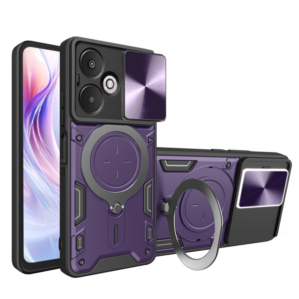 Cover til Xiaomi Redmi 13C 5G, Techsuit, CamGuard Pro, Lilla
