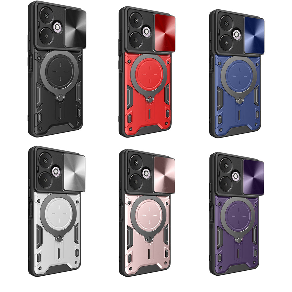 Cover til Xiaomi Redmi 13C 5G, Techsuit, CamGuard Pro, Lilla