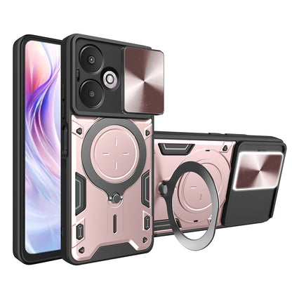 Cover til Xiaomi Redmi 13C 5G, Techsuit, CamGuard Pro, Lyserød Guld