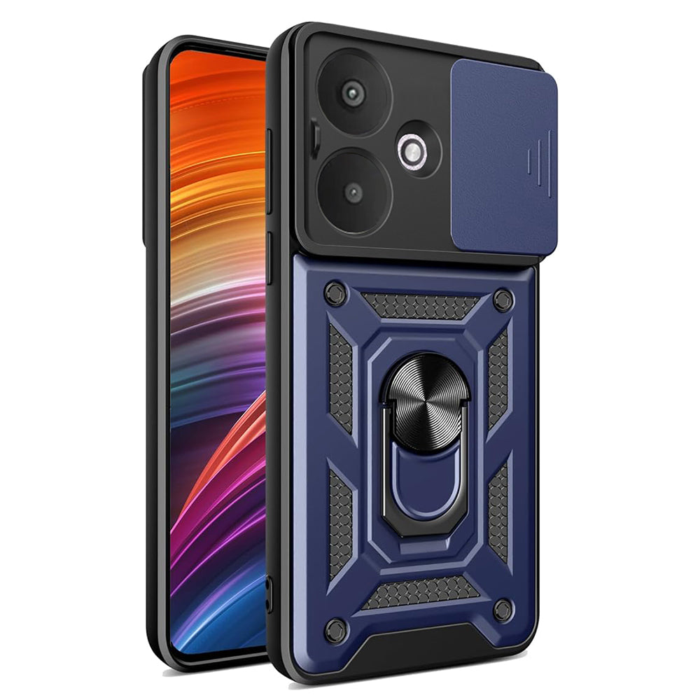 Cover til Xiaomi Redmi 13C 5G, Techsuit, CamShield, Blå
