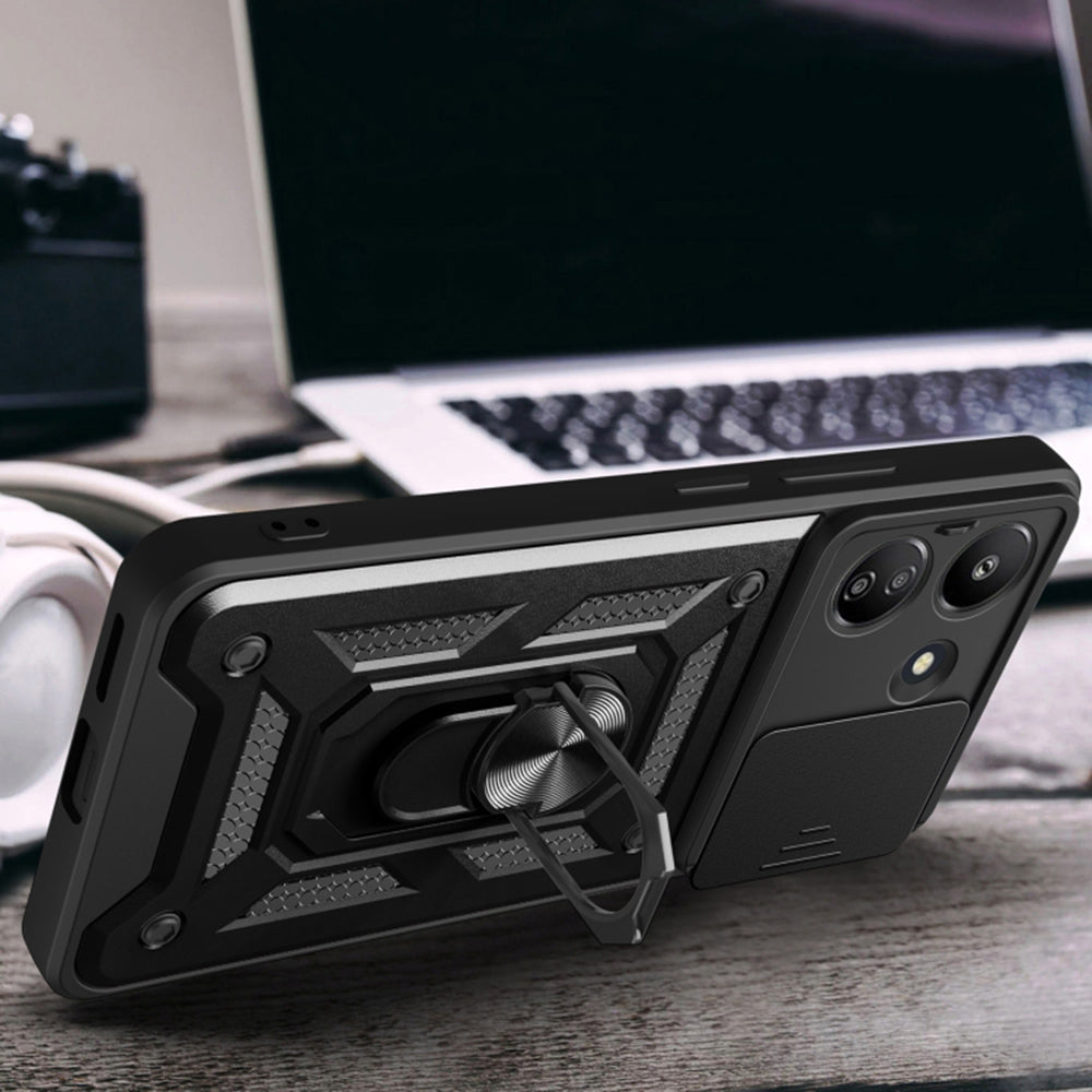 Cover til Xiaomi Redmi 13C 5G, Techsuit, CamShield, Blå