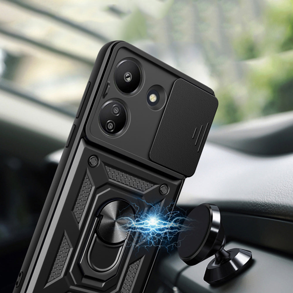 Cover til Xiaomi Redmi 13C 5G, Techsuit, CamShield, Blå