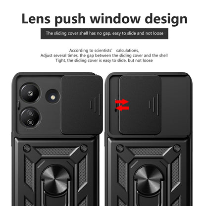 Cover til Xiaomi Redmi 13C 5G, Techsuit, CamShield, Sort