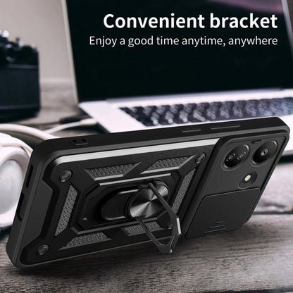 Cover til Xiaomi Redmi 13C 5G, Techsuit, CamShield, Sort