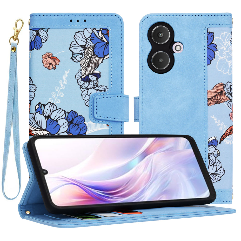 Cover til Xiaomi Redmi 13C 5G, Techsuit, FlipCraft, Blå