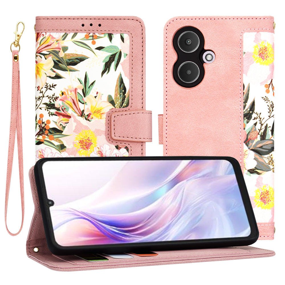 Cover til Xiaomi Redmi 13C 5G, Techsuit, FlipCraft, Pink