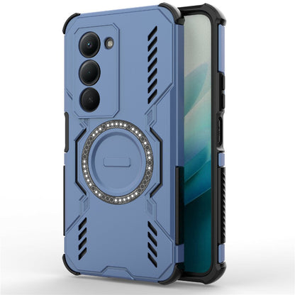 Etui til Xiaomi Redmi 15 5G / 15 4G, Techsuit, ArmorMag, Blå