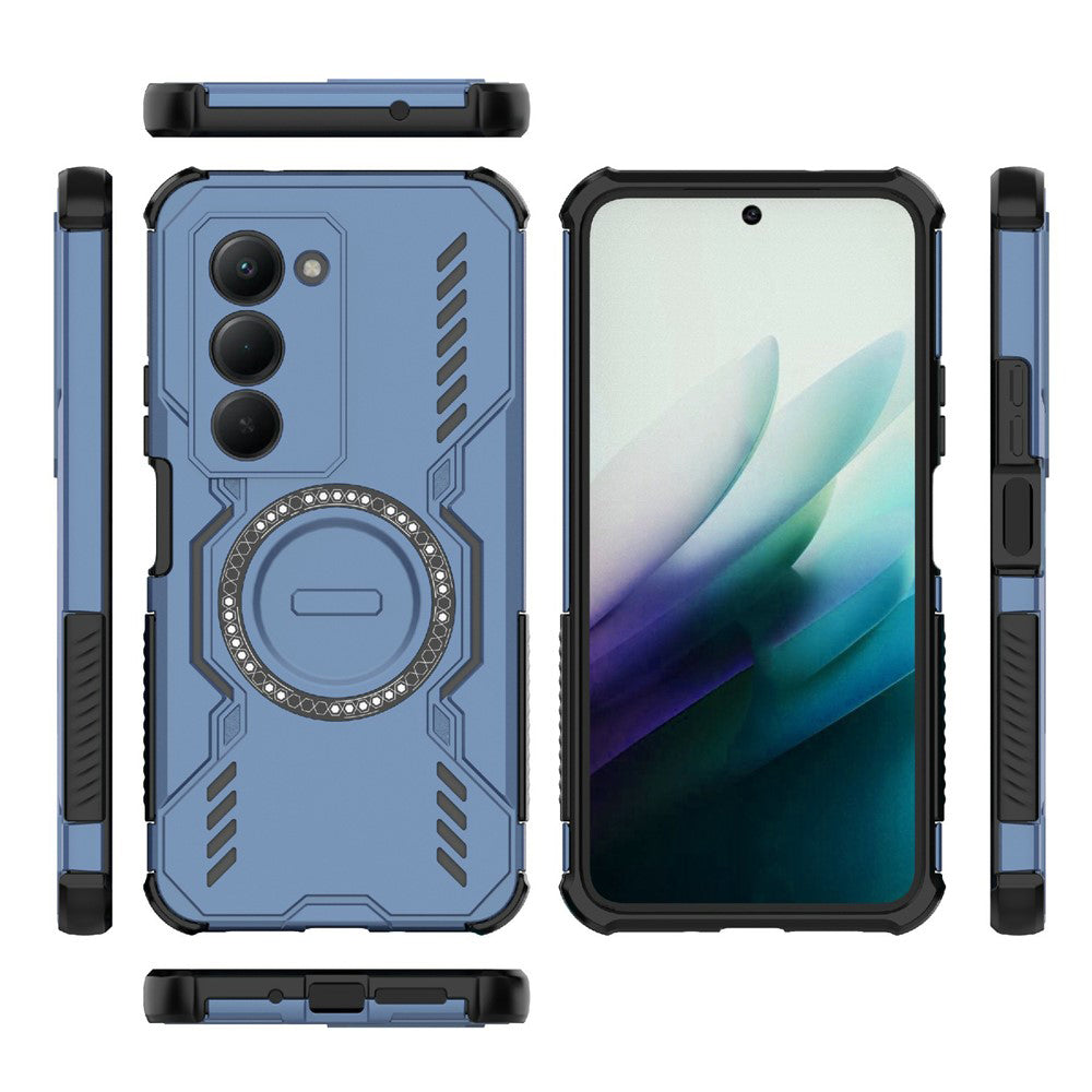 Etui til Xiaomi Redmi 15 5G / 15 4G, Techsuit, ArmorMag, Blå