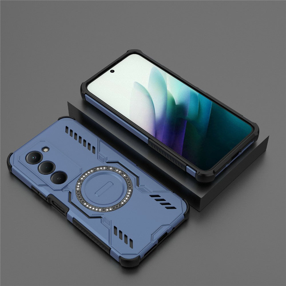 Etui til Xiaomi Redmi 15 5G / 15 4G, Techsuit, ArmorMag, Blå