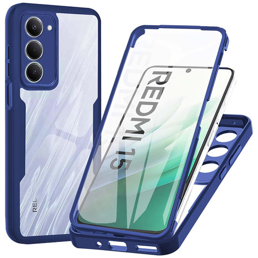 Cover til Xiaomi Redmi 15 5G / 15 4G, Techsuit, ColorVerse 360, Blå