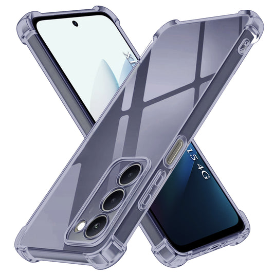 Cover til Xiaomi Redmi 15 5G / 15 4G, Techsuit, Stødabsorberende Klar, Røgfarvet