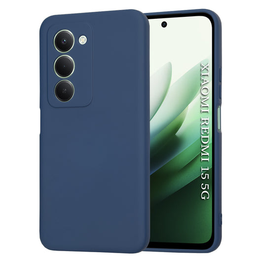 Cover til Xiaomi Redmi 15 5G / 15 4G, Techsuit, SoftFlex, Mørkeblå