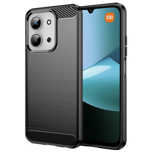 Cover til Xiaomi Redmi 15C 5G / 15C 4G, Techsuit, Carbon, Sort