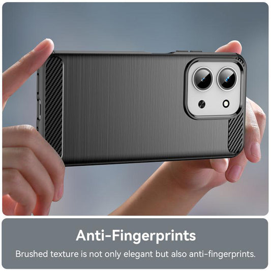 Cover til Xiaomi Redmi 15C 5G / 15C 4G, Techsuit, Carbon, Sort