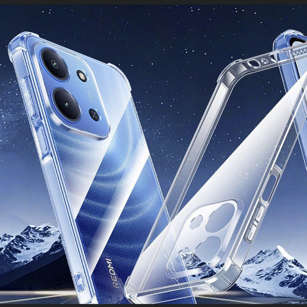 Cover til Xiaomi Redmi 15C 5G / 15C 4G, Techsuit, Stødabsorberende Klar, Transparent