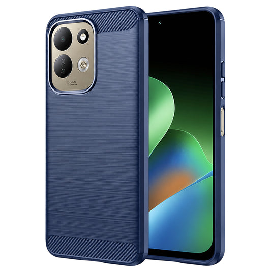 Cover til Xiaomi Redmi 17 5G / 17 4G, Techsuit, Carbon, Blå