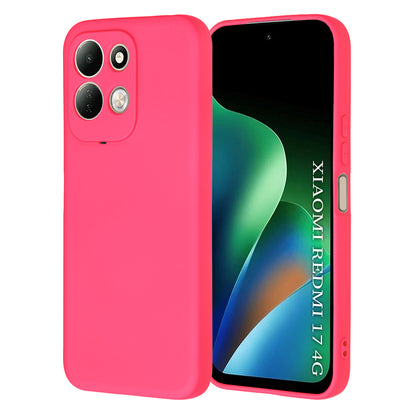 Etui til Xiaomi Redmi 17 5G / 17 4G, Techsuit, SoftFlex, mørk pink