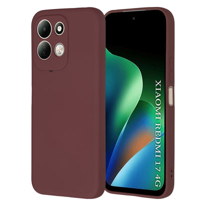 Etui til Xiaomi Redmi 17 5G / 17 4G, Techsuit, SoftFlex, bordeauxfarvet