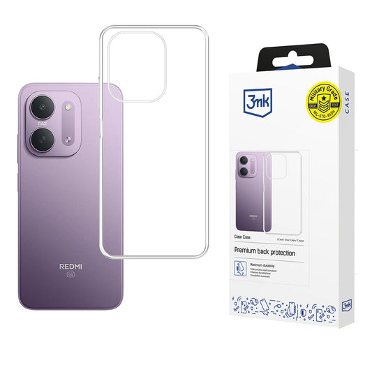 Cover til Xiaomi Redmi 17C 5G, 3MK, Klar, Transparent