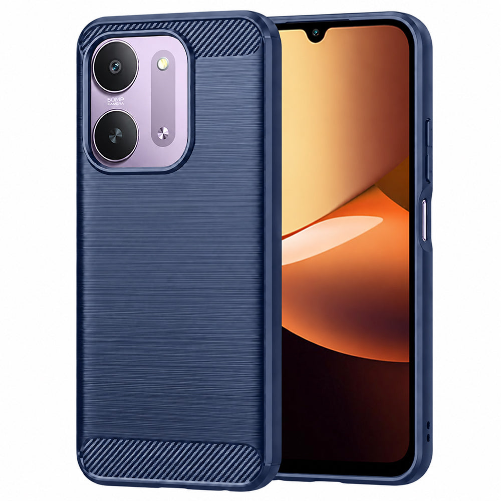 Case for Xiaomi Redmi 17C 5G, Techsuit, Carbon, Blue