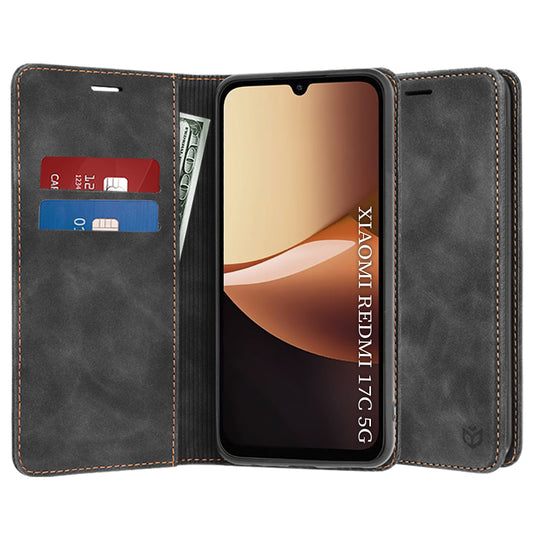 Cover til Xiaomi Redmi 17C 5G, Techsuit, Confy, Sort