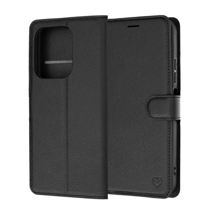 Cover til Xiaomi Redmi 17C 5G, Techsuit, Leather Folio, Sort