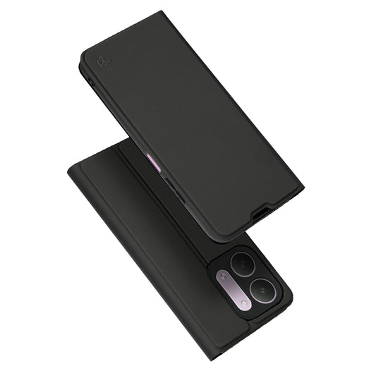 Cover til Xiaomi Redmi 17C 5G, Techsuit, Magskin Book, Sort